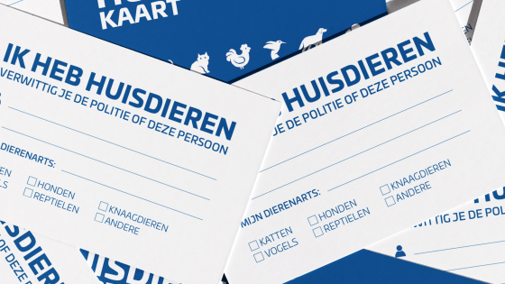 Huisdierenkaartje 