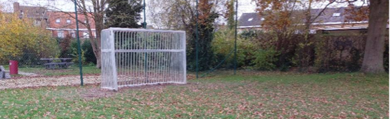 Trapveld op speelplein De Linde